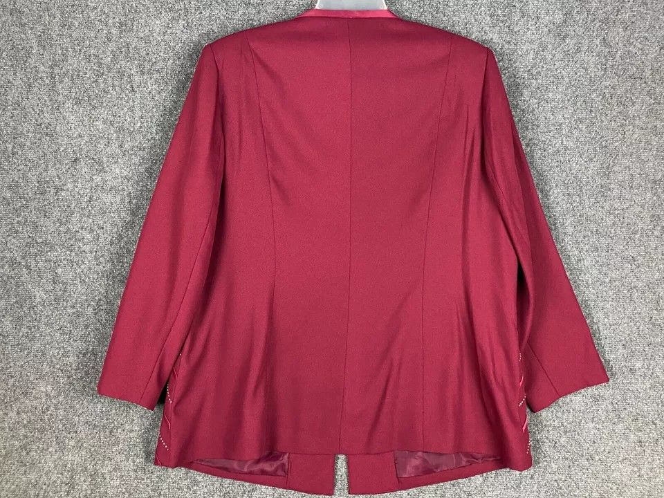 Other Candlelight & Champagne Blazer Women's 22W Burgundy Size 3XL / US 20-22 - 6 Thumbnail
