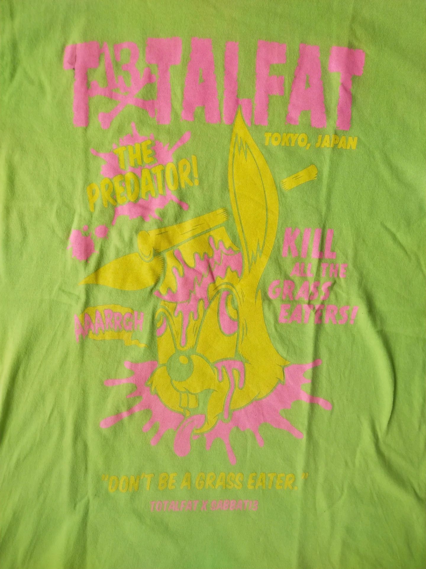 Band Tees Totalfat The Predator Bunny Band Tee Punk Japan Size US S / EU 44-46 / 1 - 2 Thumbnail