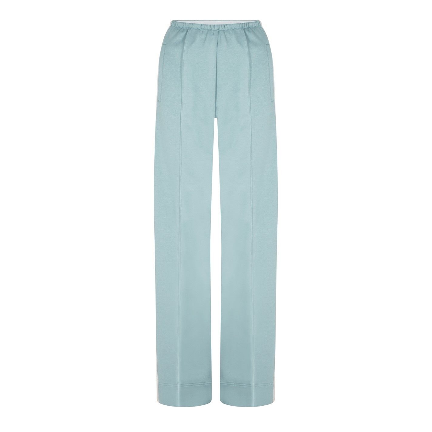 Palm Angels o1g2r1mq0325 Loose Fit Track Pant in Light Blue & White Size 27" / US 4 / IT 40 - 1 Thumbnail