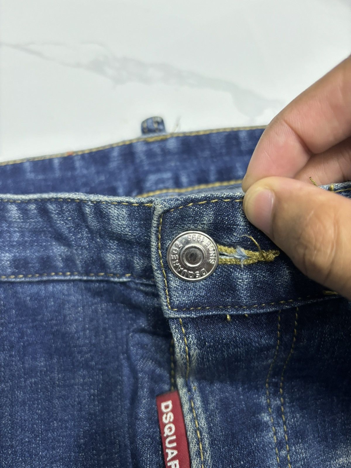 Dsquared2 🔥DSQUARED2 Italy Painter Distressed Denim Jeans Size US 34 / EU 50 - 10 Thumbnail