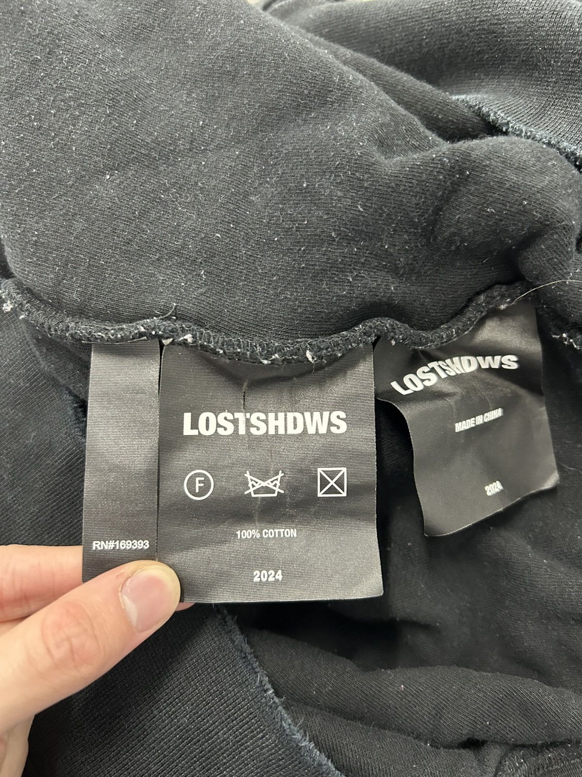 LOSTSHDWS Lostshdws hoodie distressed Size US L / EU 52-54 / 3 - 5 Thumbnail