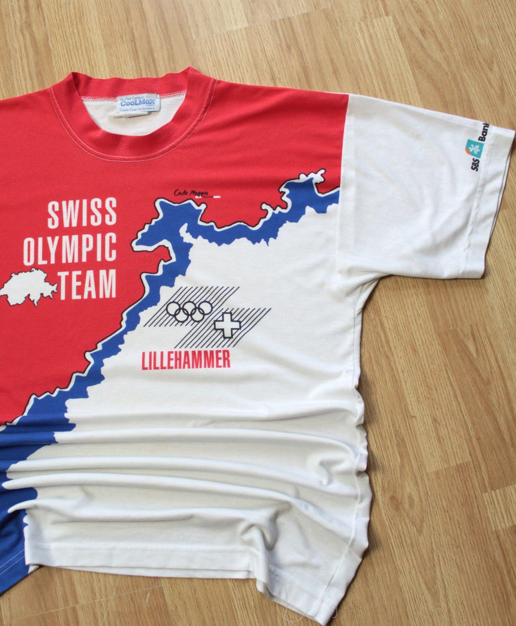 Vintage 🔥 Swiss Olympic Team 1994 Lillehammer Vintage T Shirt Size US XL / EU 56 / 4 - 2 Thumbnail