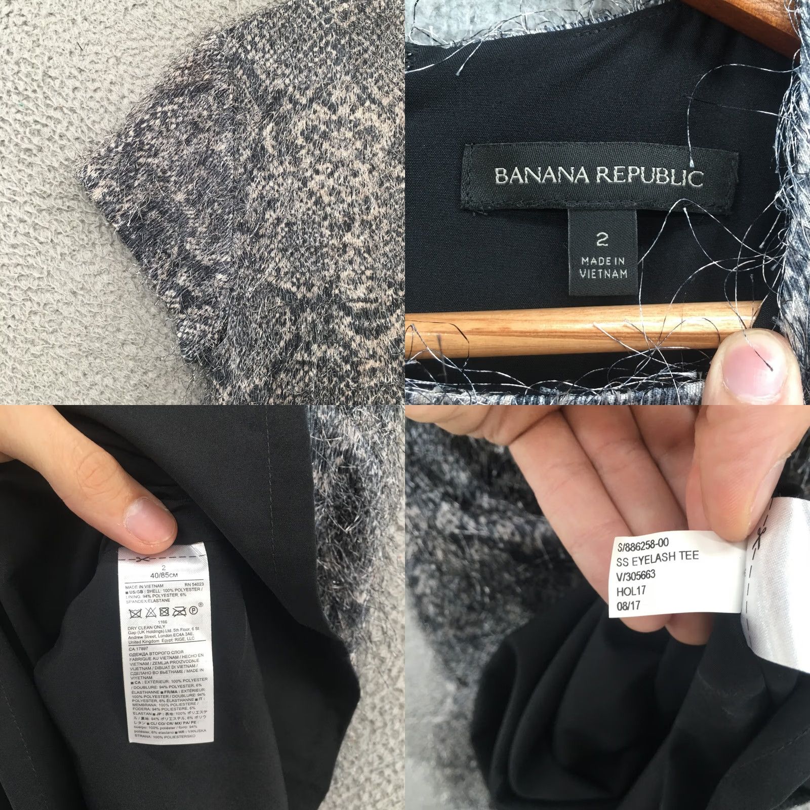Banana Republic Banana Republic Shift Dress Womens 2 Snakeskin Print Zip Back Cap Sleeve Fringe Dress Shirt/Shift Size XS / US 0-2 / IT 36-38 - 9 Thumbnail