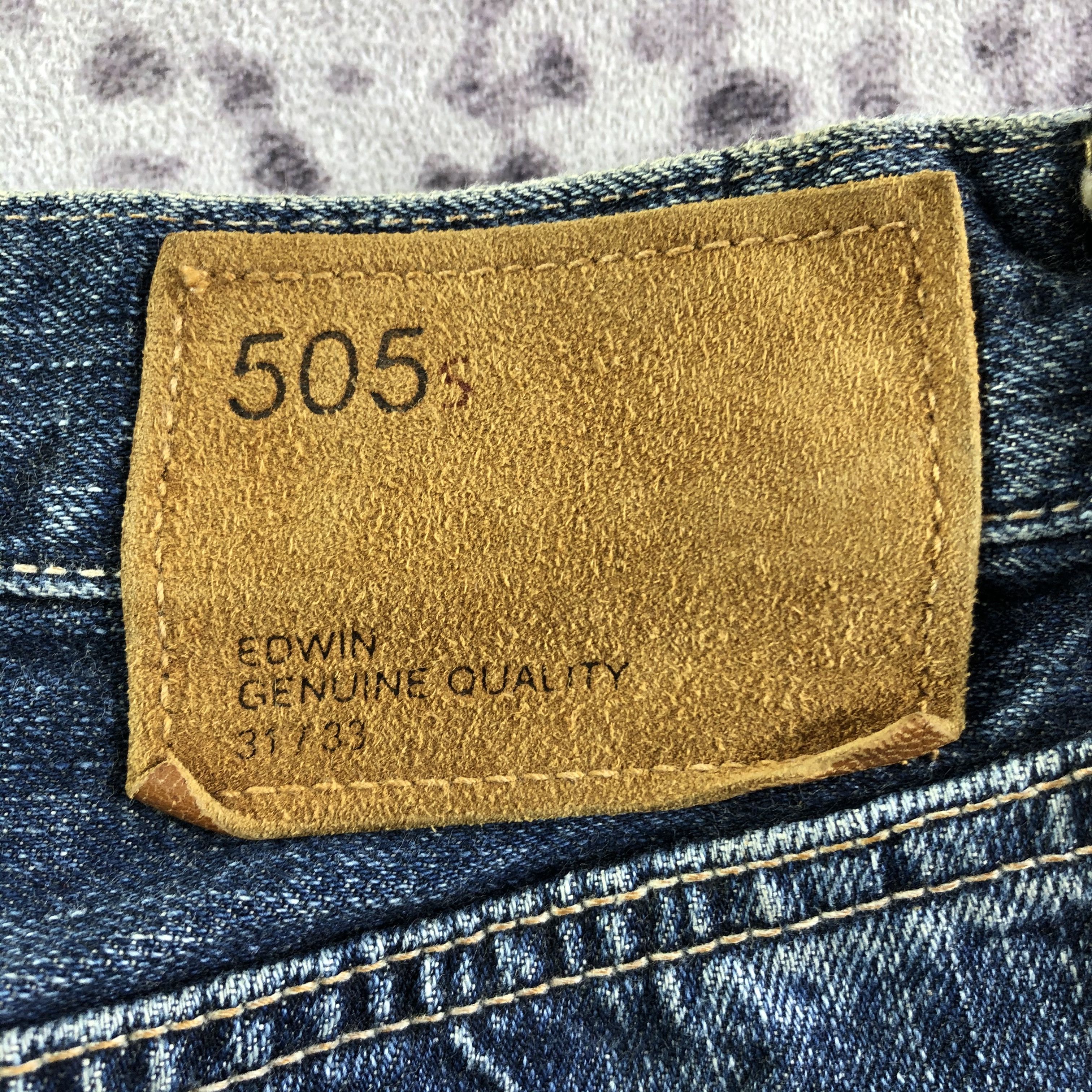 Edwin Vintage Blue Wash Edwin 505 Selvedge Jeans-JM3567 Size US 32 / EU 48 - 5 Thumbnail