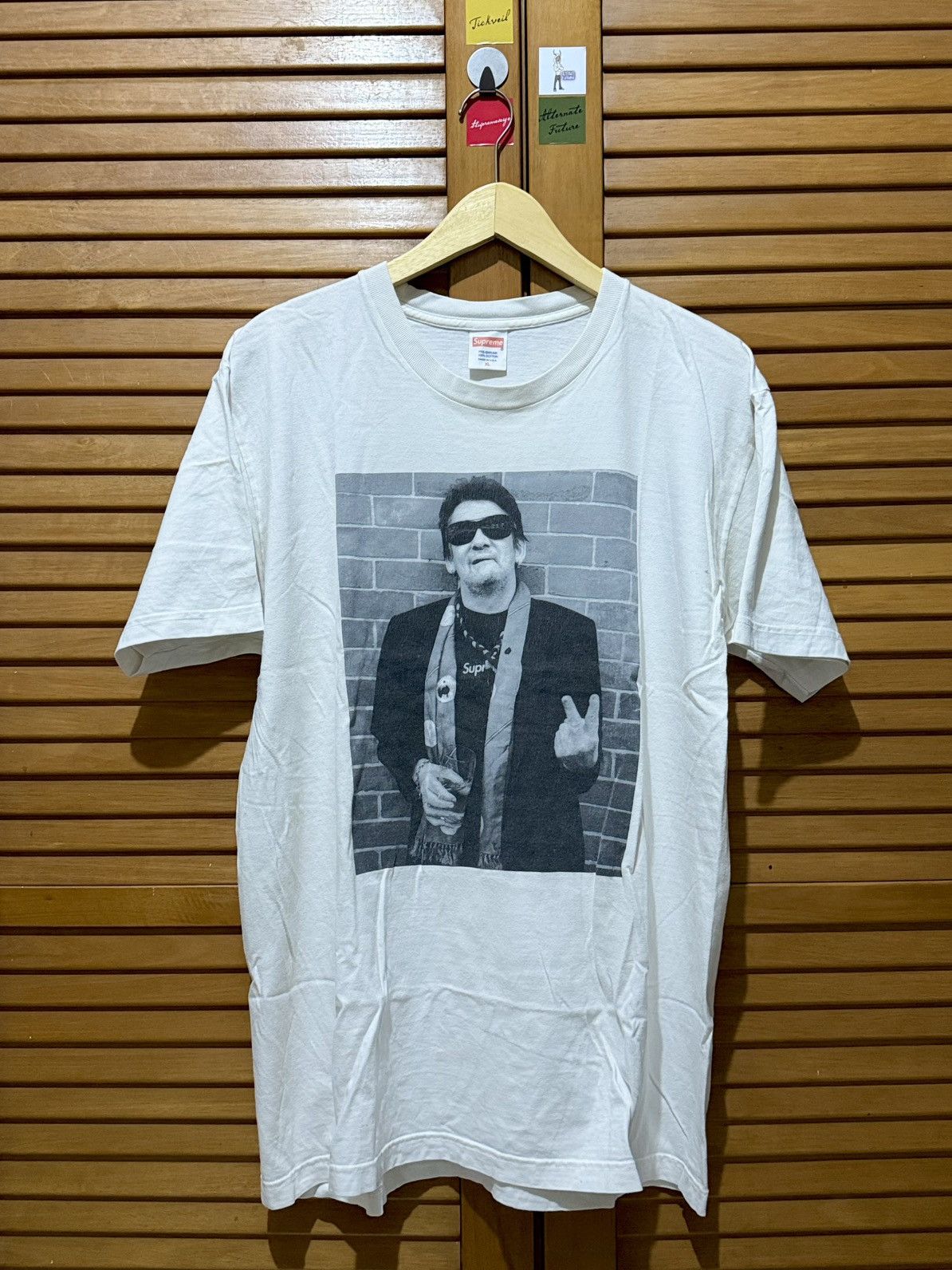 Supreme Supreme x Macgowan Photo Tee White Size US XL / EU 56 / 4 - 1 Thumbnail