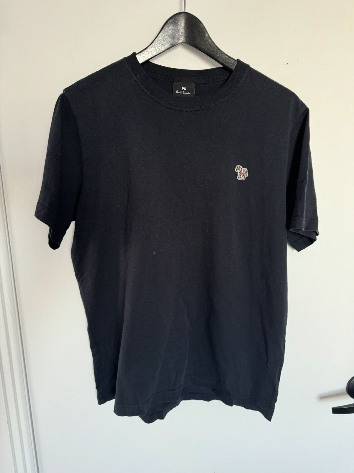 Paul Smith PS Paul Smith $100 L Black Cotton Zebra Logo T-shirt Casual Size US L / EU 52-54 / 3 - 3 Thumbnail