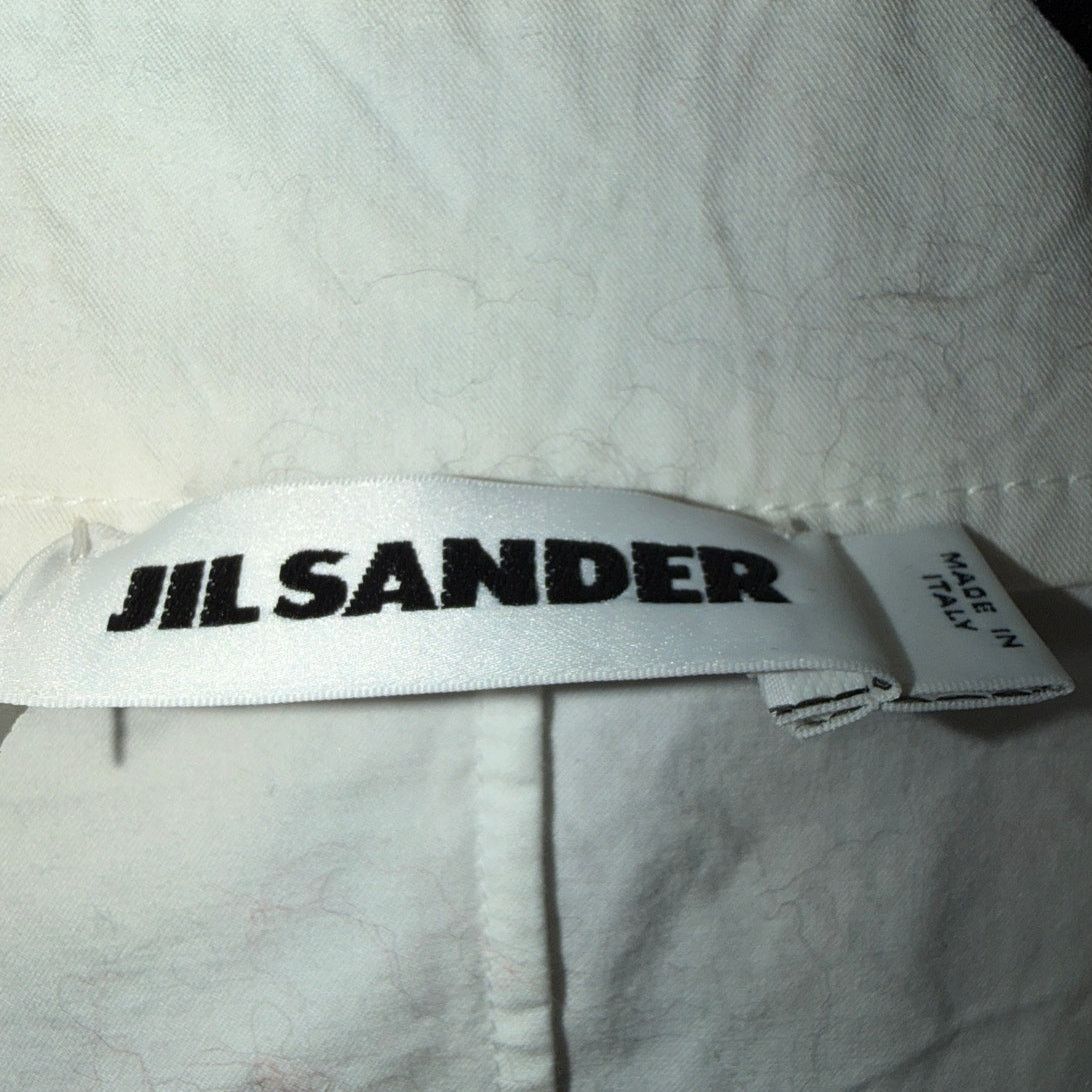 Jil Sander Jil sander Cotton Poplin Optic White Sunday Shirt Size M / US 6-8 / IT 42-44 - 4 Thumbnail