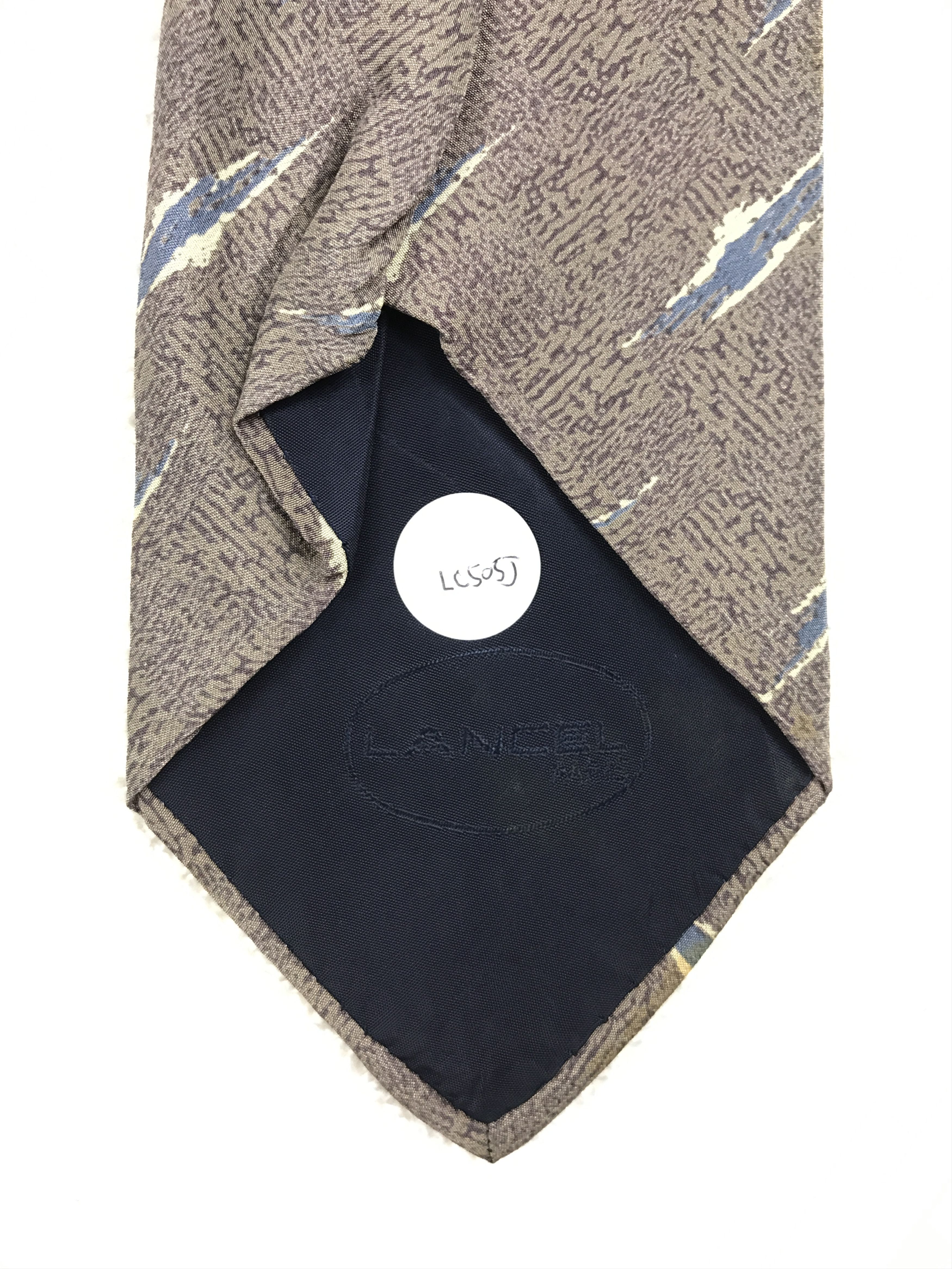 Lancel × Vintage Vintage Lancel Silk Necktie Size ONE SIZE - 9 Thumbnail