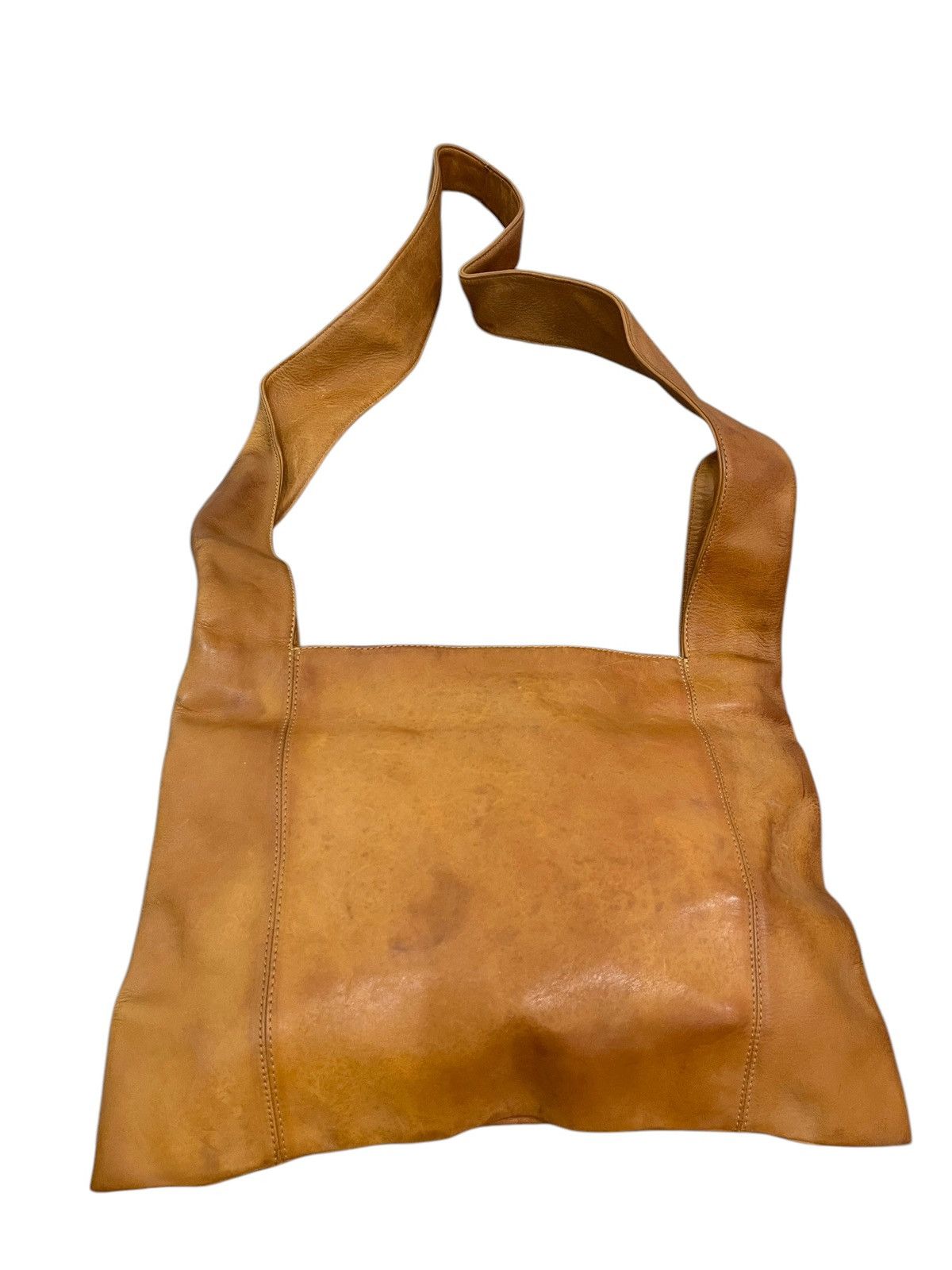 Genuine Leather Full Leather Patina Groom Paris Shoulder Bag 1🟩4 Size ONE SIZE - 14 Thumbnail