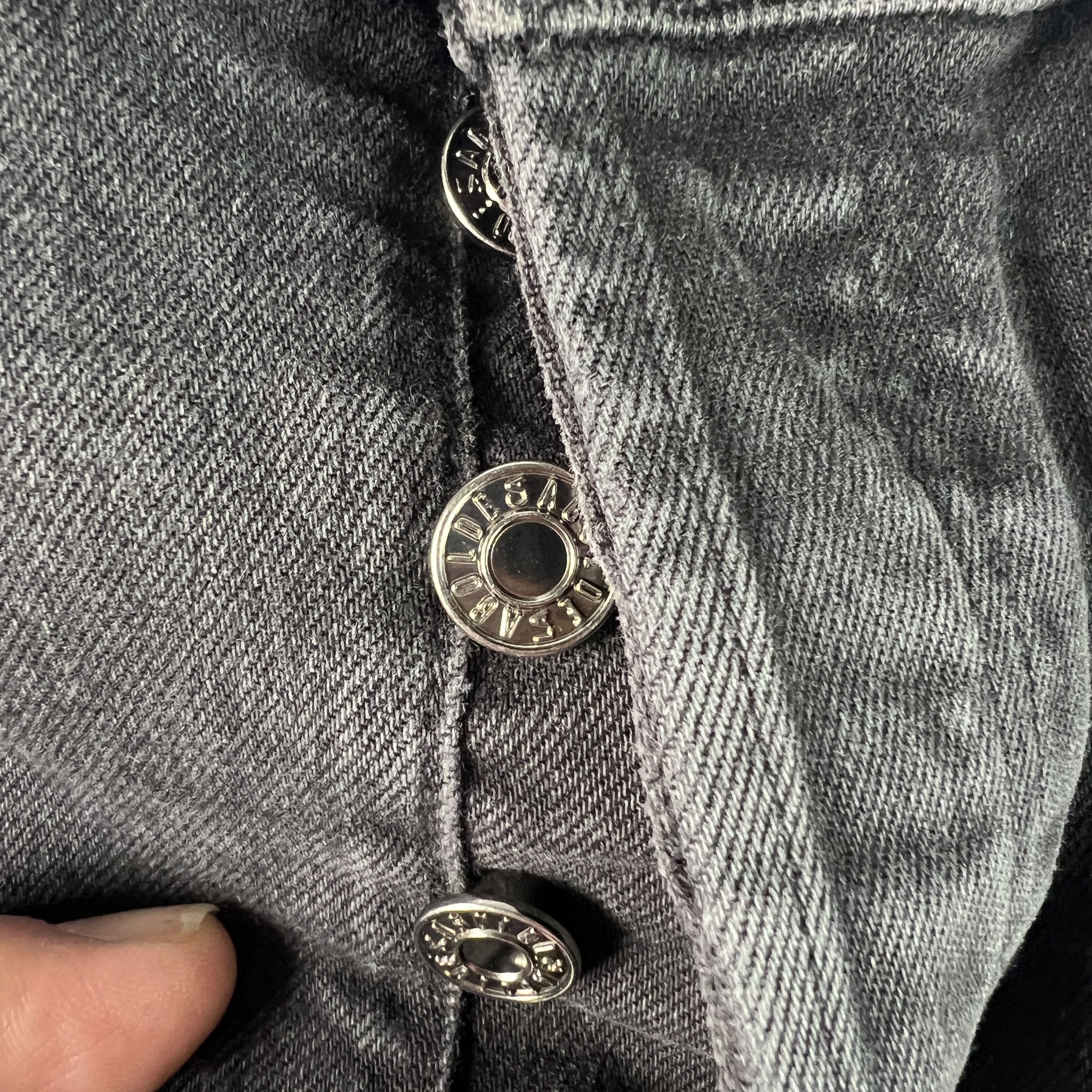 Agolde AGOLDE Jeans Riley Crop Mid Rise Straight Black Faded Denim Size 26" / US 2 / IT 38 - 7 Thumbnail
