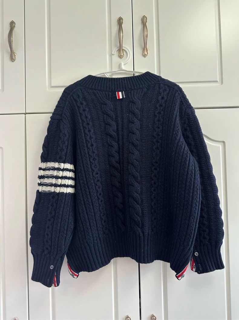 Thom Browne Thom Browne Coarse wool sweater Size US M / EU 48-50 / 2 - 2 Thumbnail