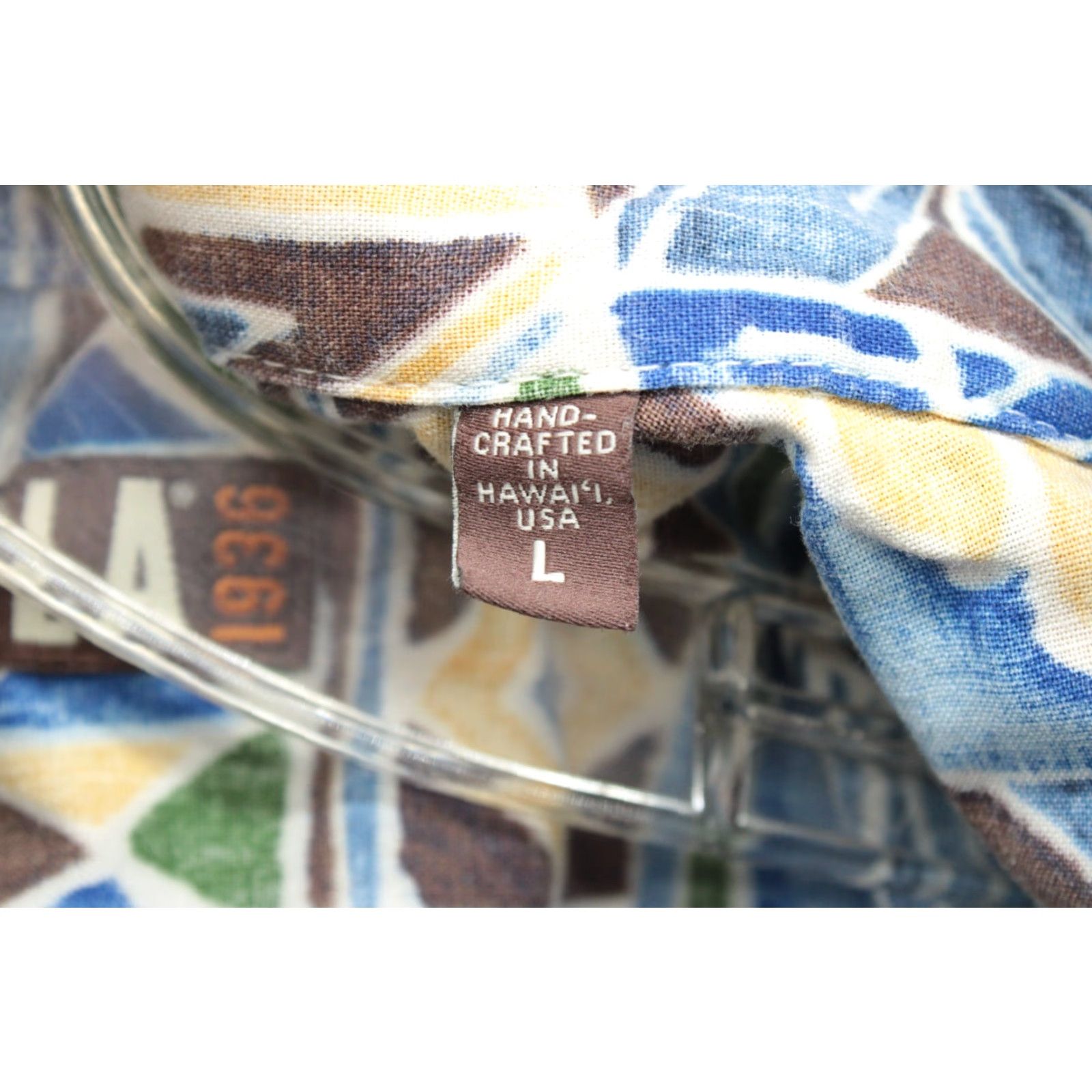 Vintage Kahala 1936 Hawaiian Shirt Men L Geometric Tribal Button Up Pocket Short Sleeve Size US L / EU 52-54 / 3 - 7 Thumbnail