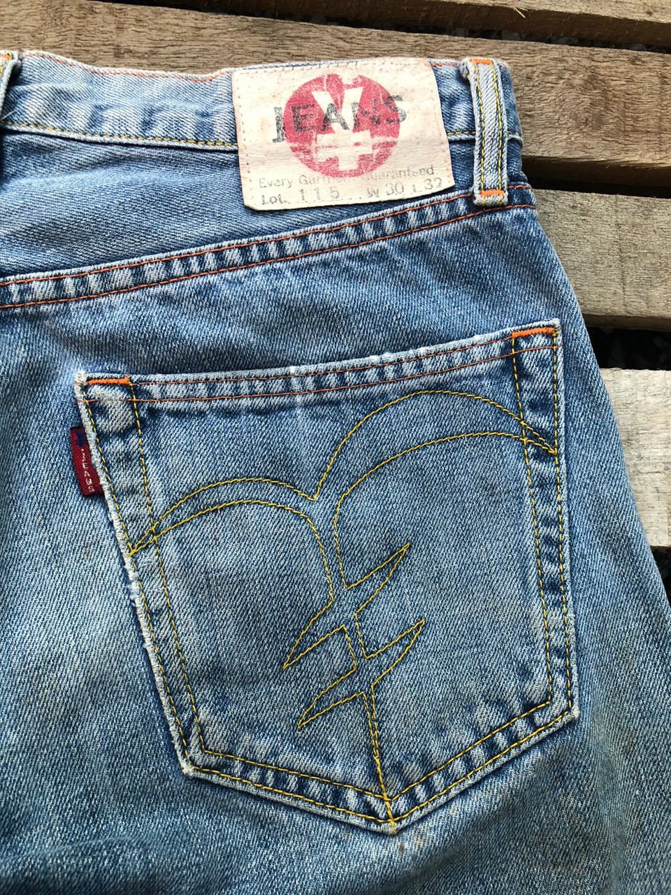 Japanese Brand Yen Jeans Lot 115 Selvedge Denim Jeans W30 L32 Size US 30 / EU 46 - 6 Thumbnail