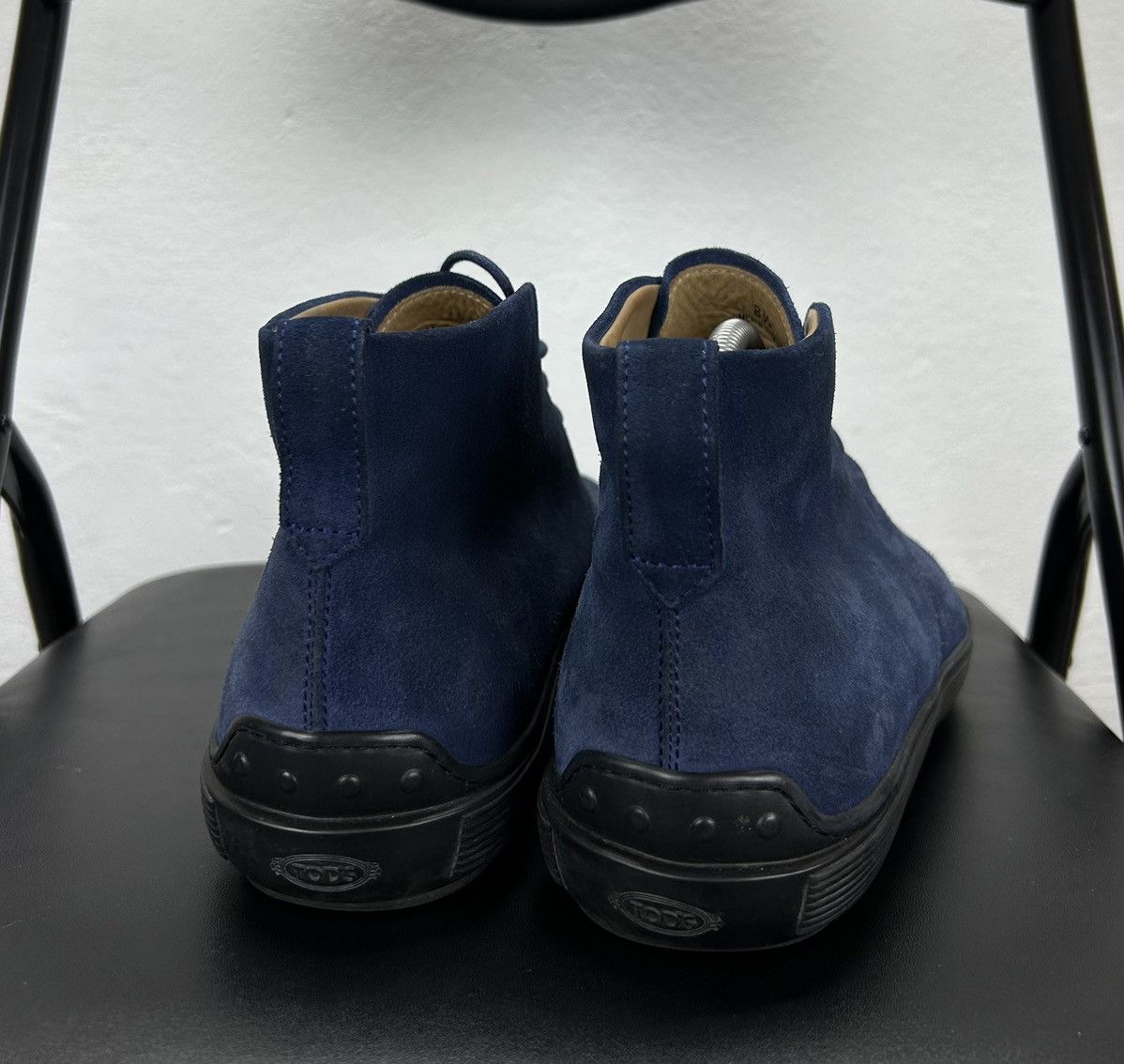 Tod's Tod’s Leather Men’s Hi top Shoes Blue Size 43 Size US 10.5 / EU 43-44 - 3 Thumbnail