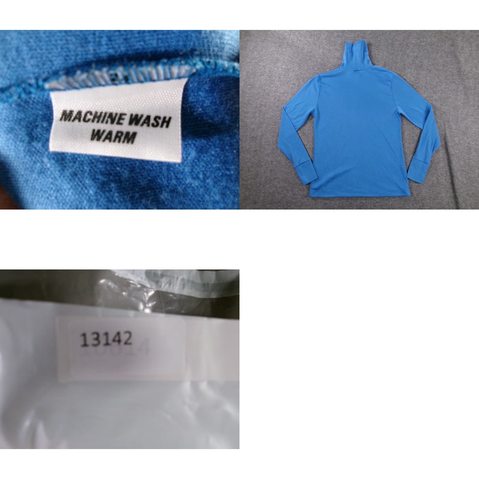 Vintage VINTAGE Duofold Turtleneck Shirt Women Small Blue Long Sleeve Retro 70s 80s Size S / US 4 / IT 40 - 8 Thumbnail