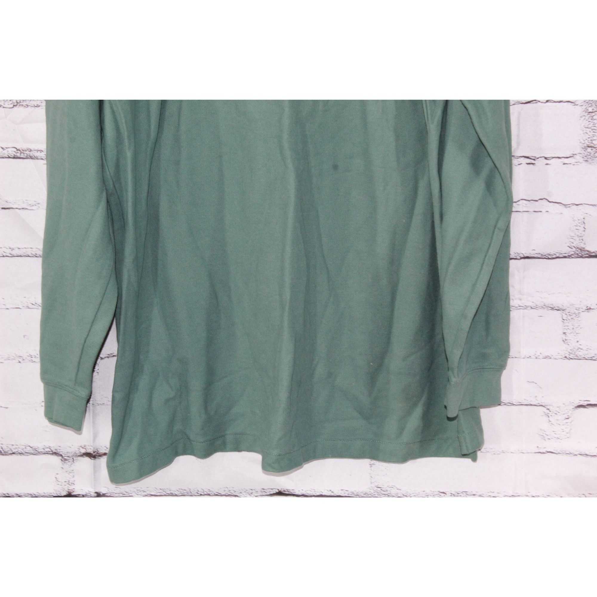 L.L. Bean LL Bean Premium Double L Polo Long Sleeve Relaxed Shirt Size US XL / EU 56 / 4 - 6 Thumbnail