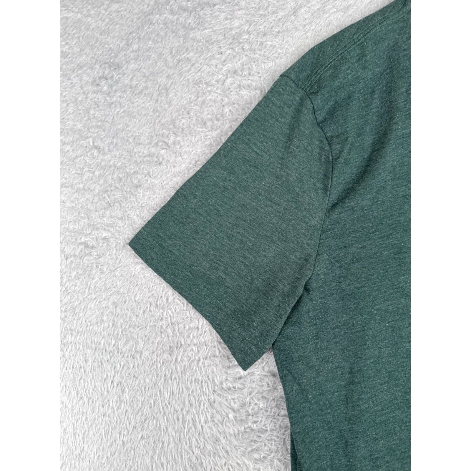 Tommy Hilfiger Tommy Hilfiger Shirt Adult Large Green Short Sleeve Crew Neck Cotton Blend Logo Size US L / EU 52-54 / 3 - 3 Thumbnail