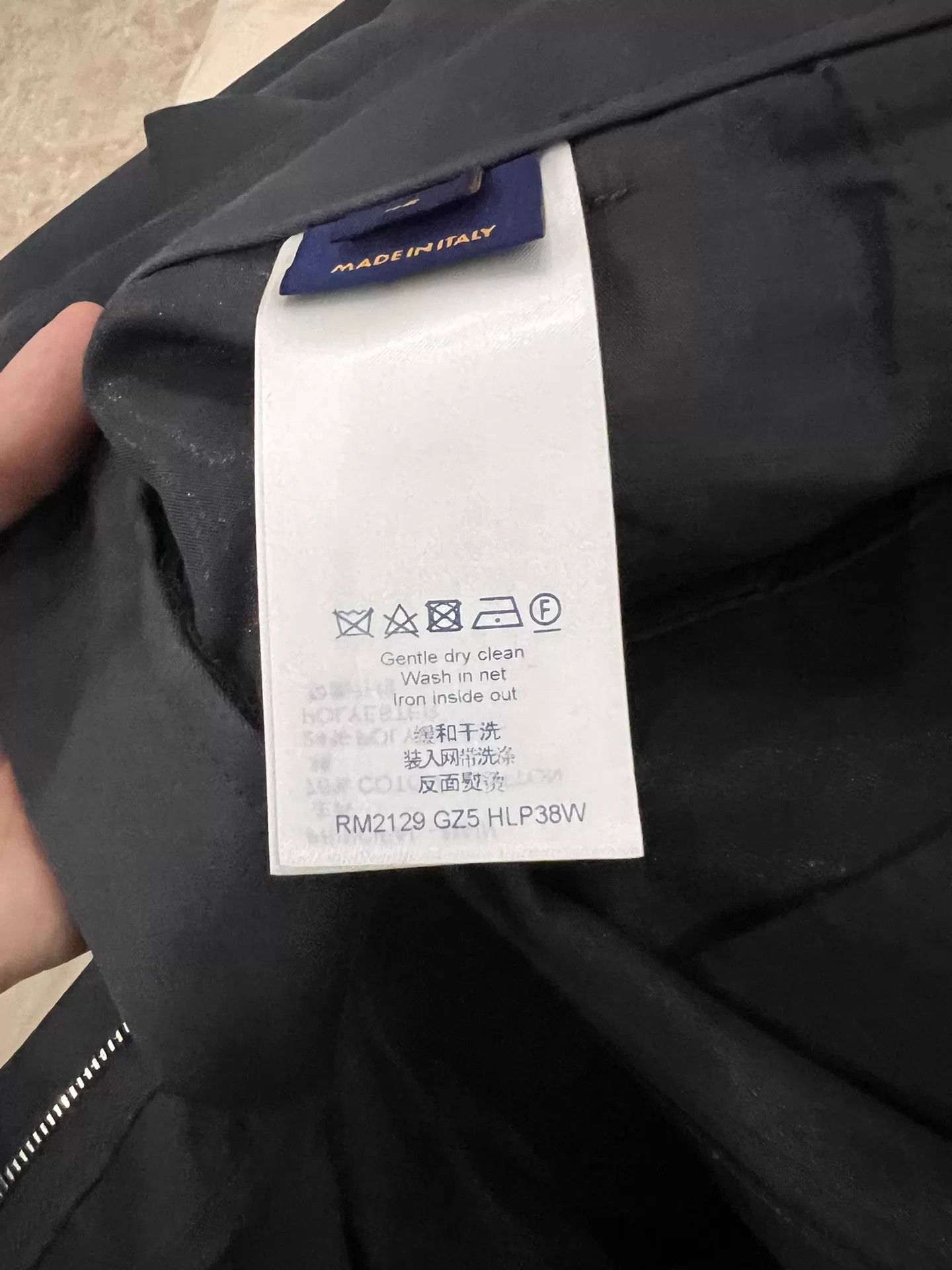 Louis Vuitton LV Runway Loose Workpants L, w/ Luxury Fabric & LV Logo Zip Size US 34 / EU 50 - 7 Thumbnail