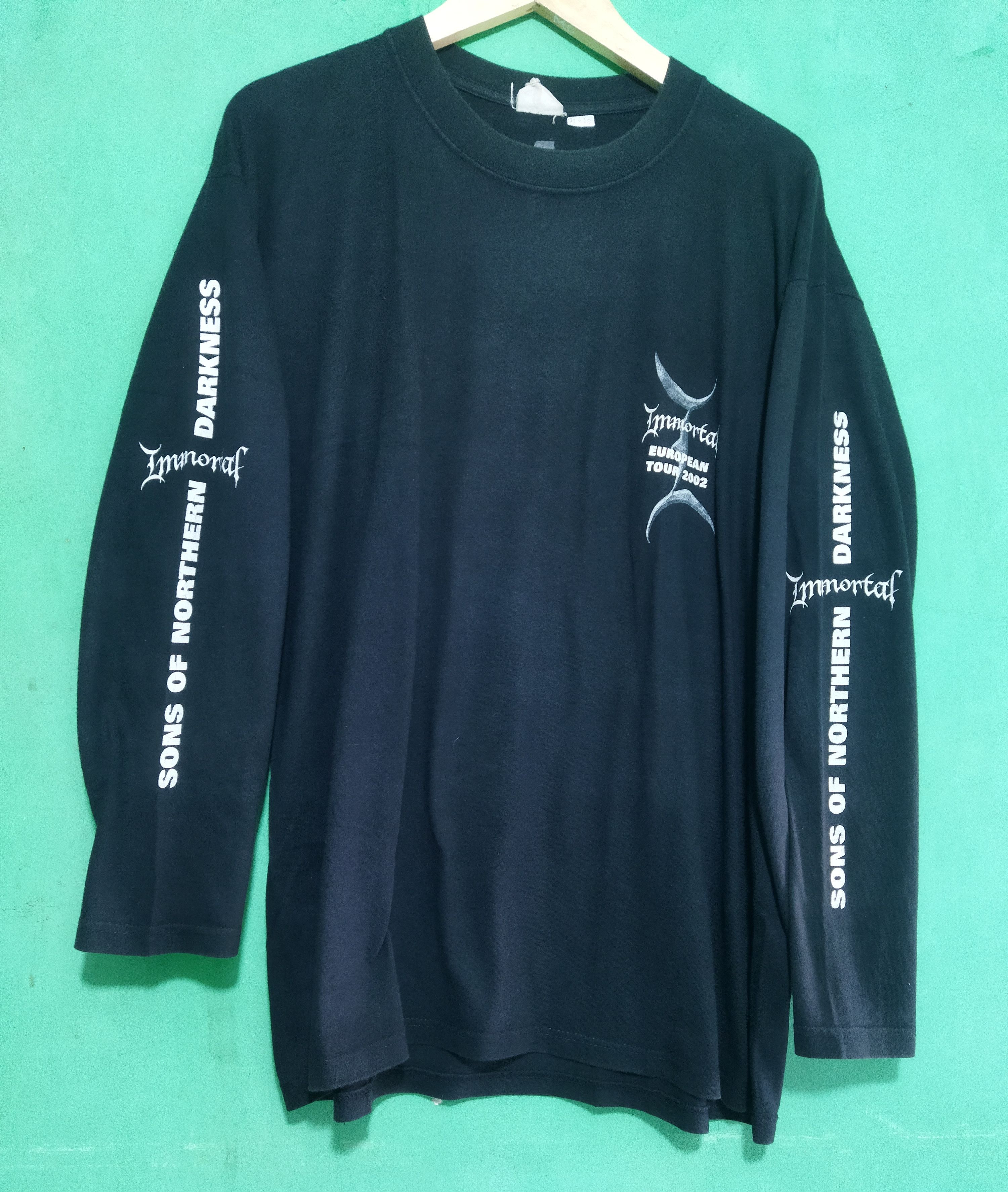 Band Tees Vintage IMMORTAL European tour 2002 Size US XL / EU 56 / 4 - 1 Thumbnail