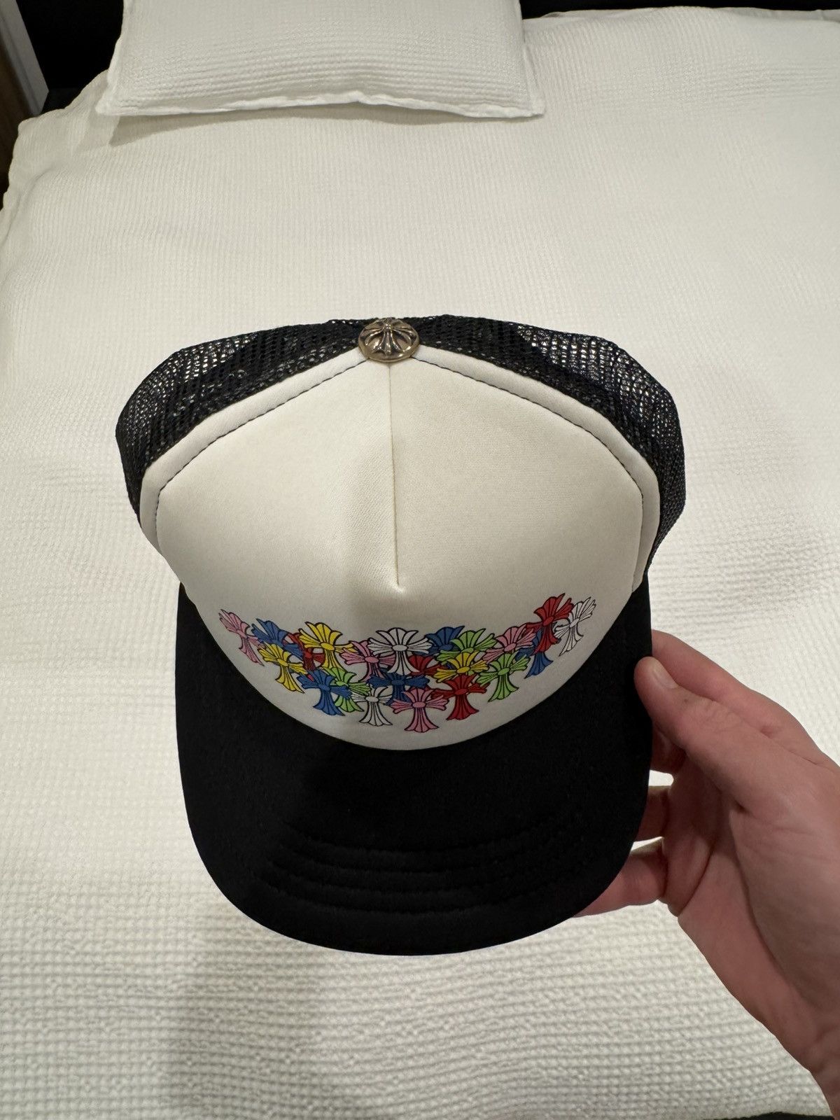 Chrome Hearts Chrome Hearts King Taco Multicolor Cross Trucker Hat Size ONE SIZE - 2 Thumbnail