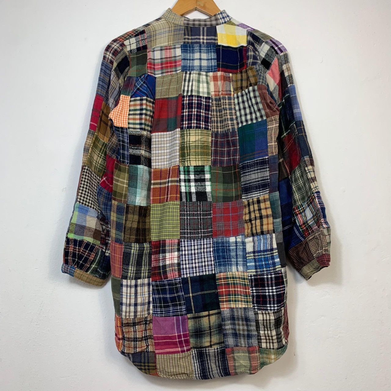 Other Vintage Rebuild Patchwork Flannel Shirt Archive Grunge Style Size US M / EU 48-50 / 2 - 2 Thumbnail