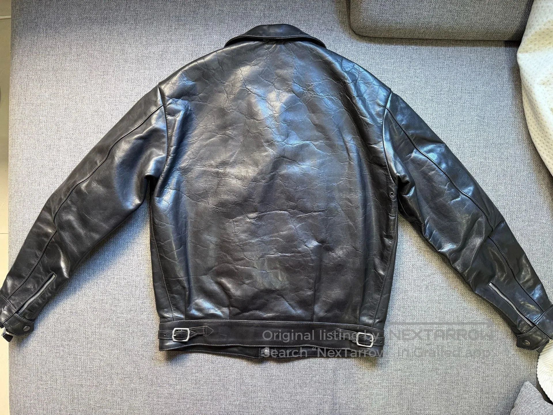 Eastman Leather Clothing Eastman German Pilot Horsehide Jacket. Size US M / EU 48-50 / 2 - 2 Thumbnail