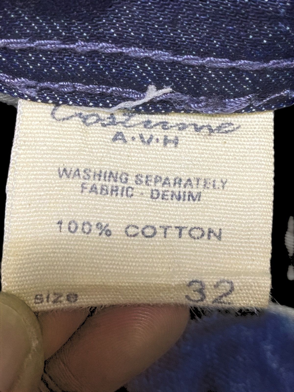 Other Vintage Japanese Brand Acid Wash Embroidered Distressed Jean Size US 33 - 18 Thumbnail