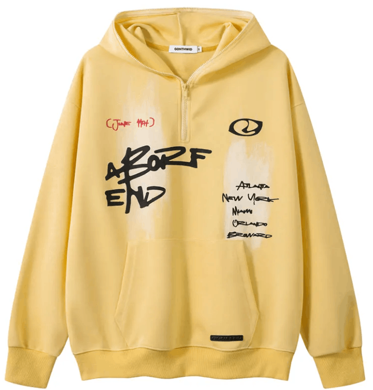 Japanese Brand × Vintage "Board End-Yellow-M" Hoodie Size US M / EU 48-50 / 2 - 1 Thumbnail