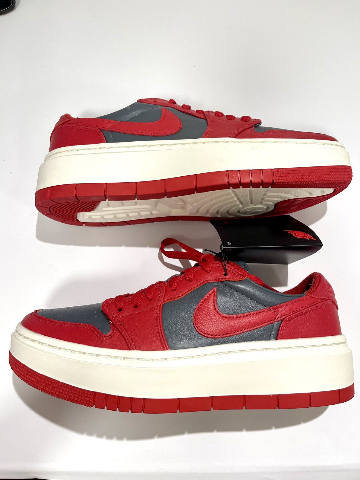 Jordan Brand JORDAN 1 ELEVATE LOW DARK GREY VARSITY RED Size US 10 / IT 40 - 3 Thumbnail