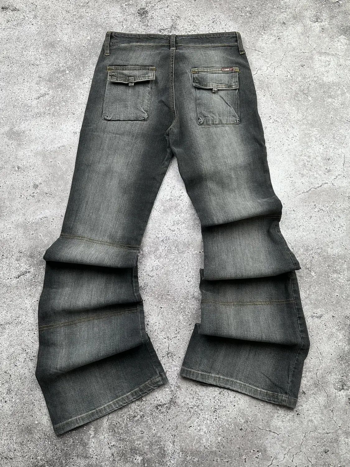 Vintage Vintage Flare Multi-Pocket Jeans C264(V110) Size 27" / US 4 / IT 40 - 5 Thumbnail