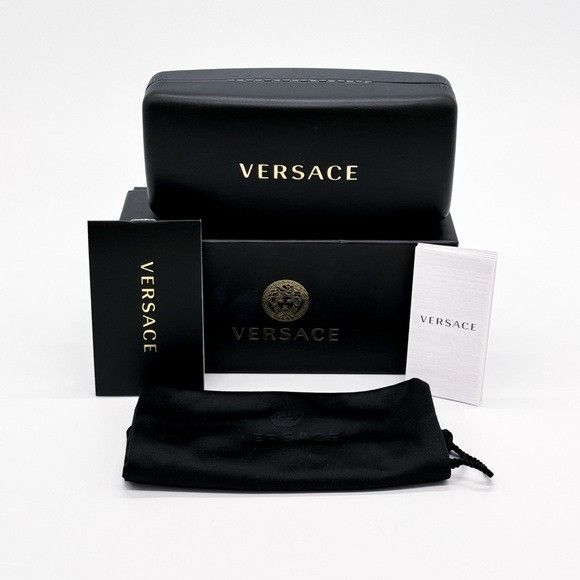 Versace NEW VERSACE MOD 2265 1000/11 SHIELD VE2265 100011 GREY BLUE Size ONE SIZE - 14 Thumbnail