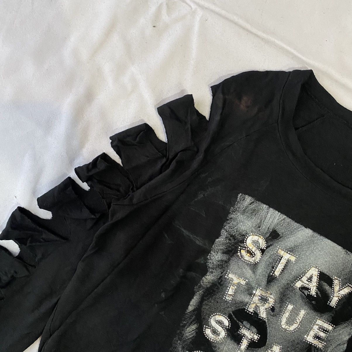 If Six Was Nine × Japanese Brand Japanese Grunge Egoist Stay True Stay Gold Cut Out Sleeve Size M / US 6-8 / IT 42-44 - 4 Thumbnail