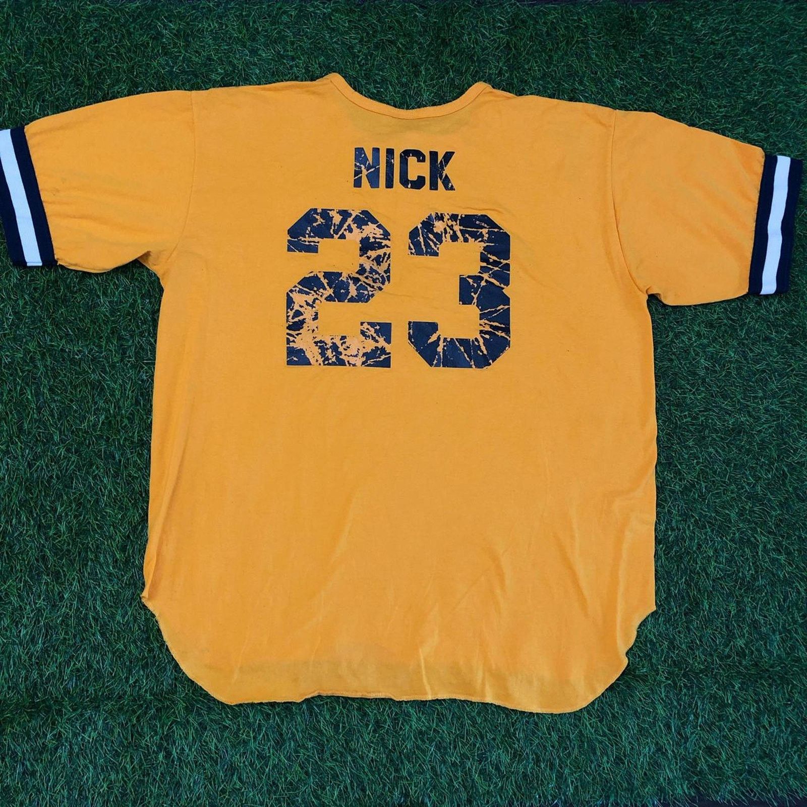 Other Men’s Yellow ‘Saufley DogPound’ Graphic Baseball Number Tee Size US XL / EU 56 / 4 - 2 Thumbnail