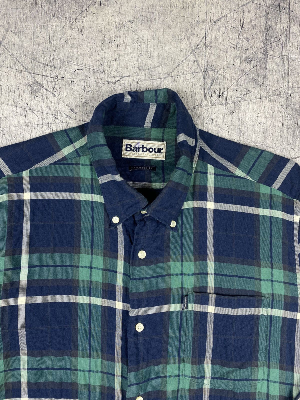 Barbour Barbour Checkered Button Up Shirt Size M Size US M / EU 48-50 / 2 - 6 Thumbnail