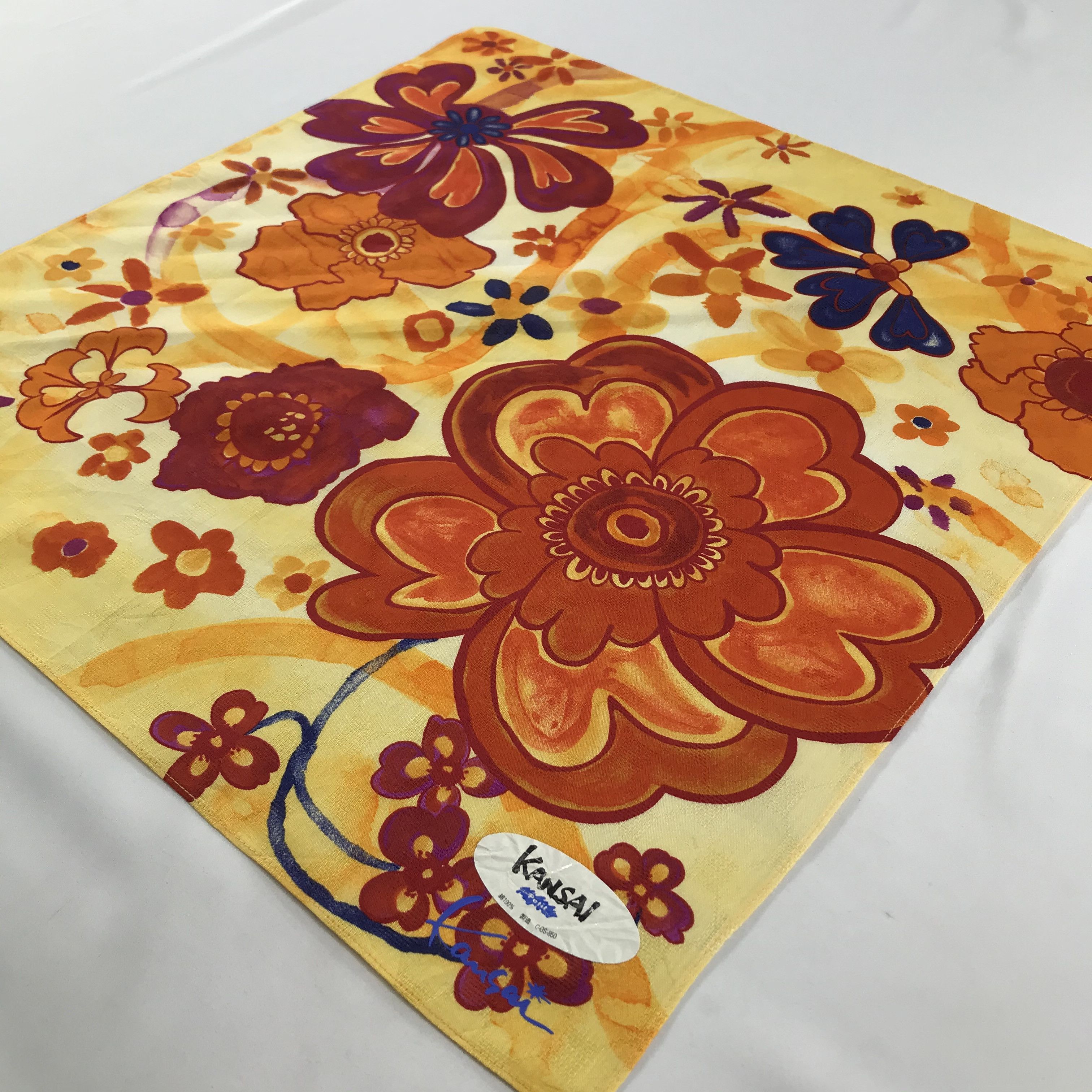 Kansai Yamamoto × Vintage Kansai Bandana / Handkerchief / Neckerchief - S1245 Size ONE SIZE - 2 Thumbnail