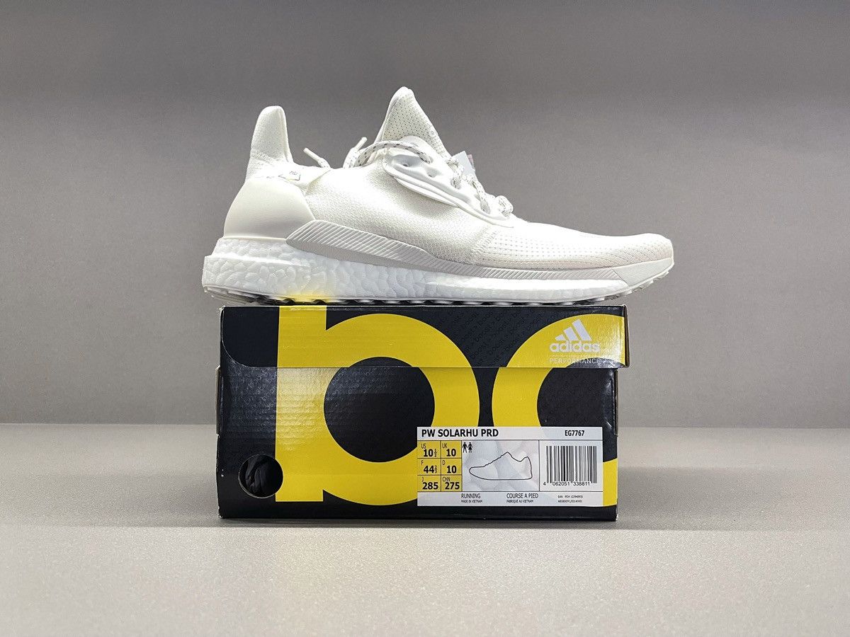 Adidas × Pharrell Adidas Solar Hu Pharrell Greyscale Pack Off White Size US 10 / EU 43 - 4 Thumbnail