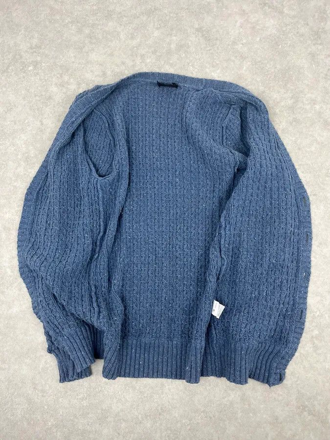 Dolce & Gabbana 2000s Dolce & Gabbana Blue Buttoned Cardigan Sweater Size US M / EU 48-50 / 2 - 8 Thumbnail