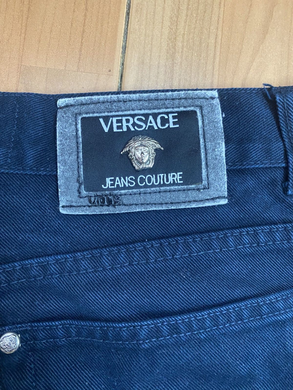 Versace Versace Jeans Couture Men’s Dark Blue Jeans 34 Vintage Size US 34 / EU 50 - 7 Thumbnail