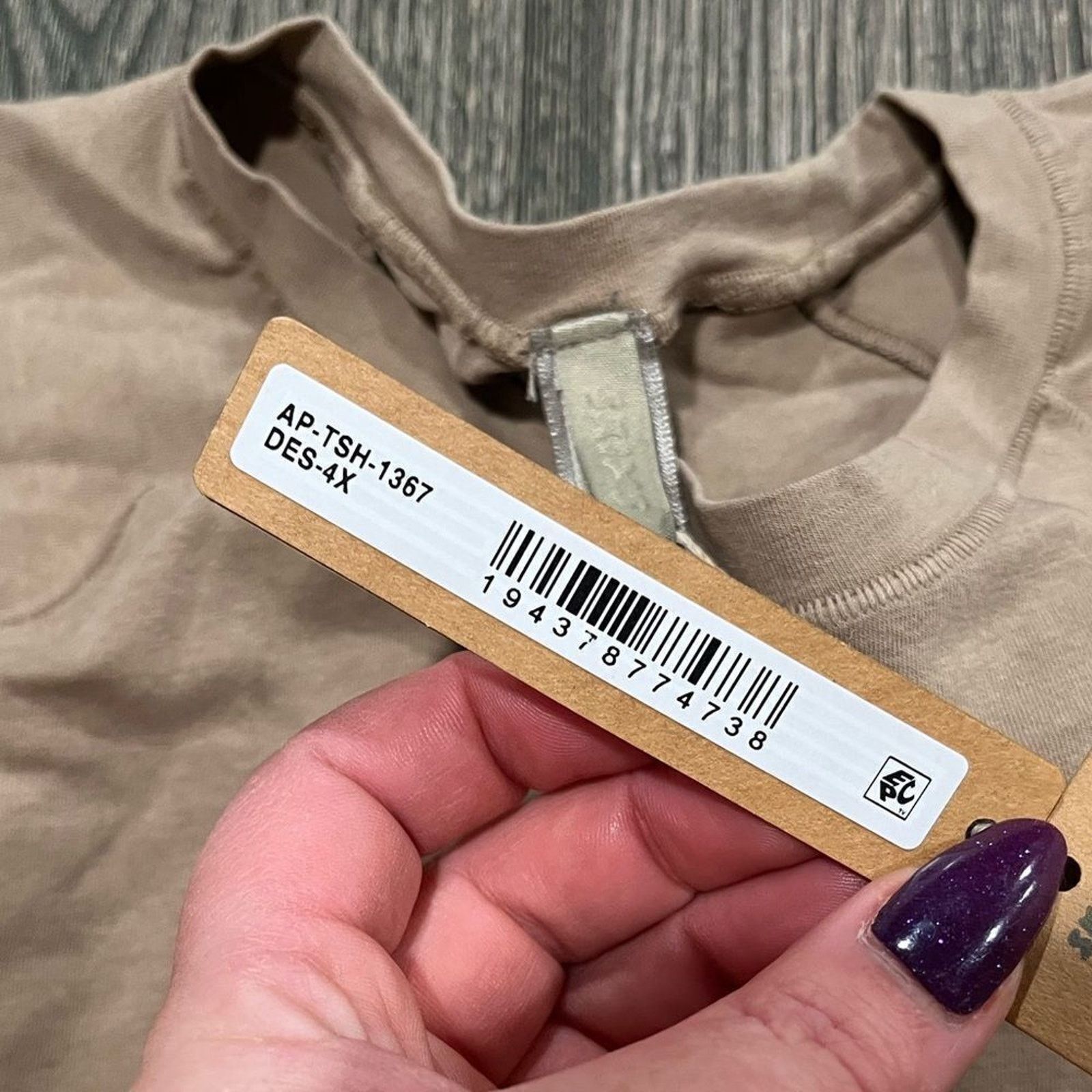 SKIMS NWT Skims New Vintage Cropped T-Shirt Crewneck Desert 4X Size 4XL / US 24-26 - 3 Thumbnail