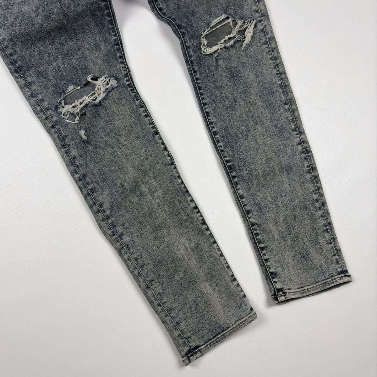 Represent Clo. Represent Destroyer Denim Jeans Blue Cream Slim Jeans Size US 32 / EU 48 - 7 Thumbnail