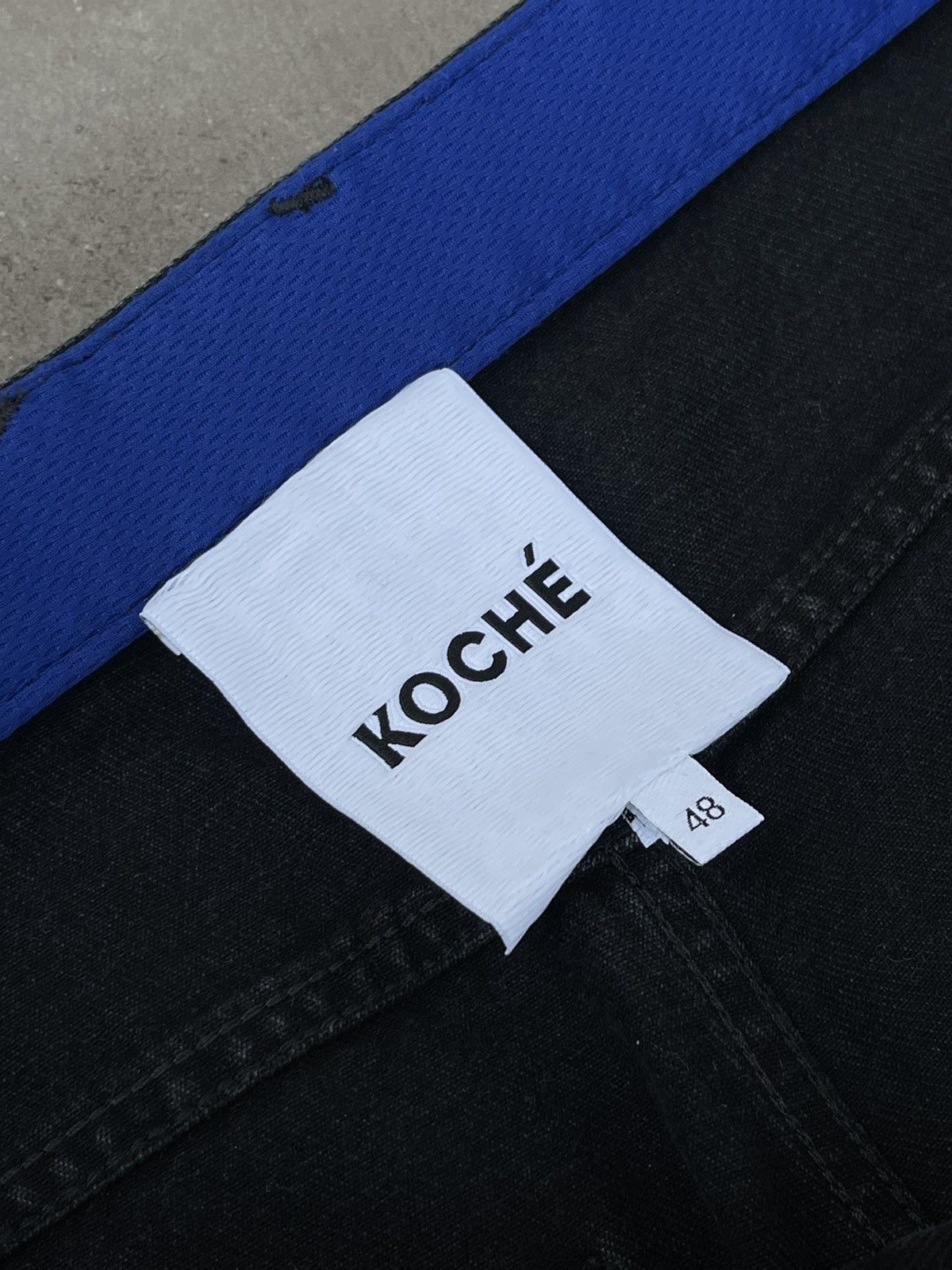 Other !DS! AW22 Koche Aplications Black Denim Pants Size US 32 / EU 48 - 12 Thumbnail