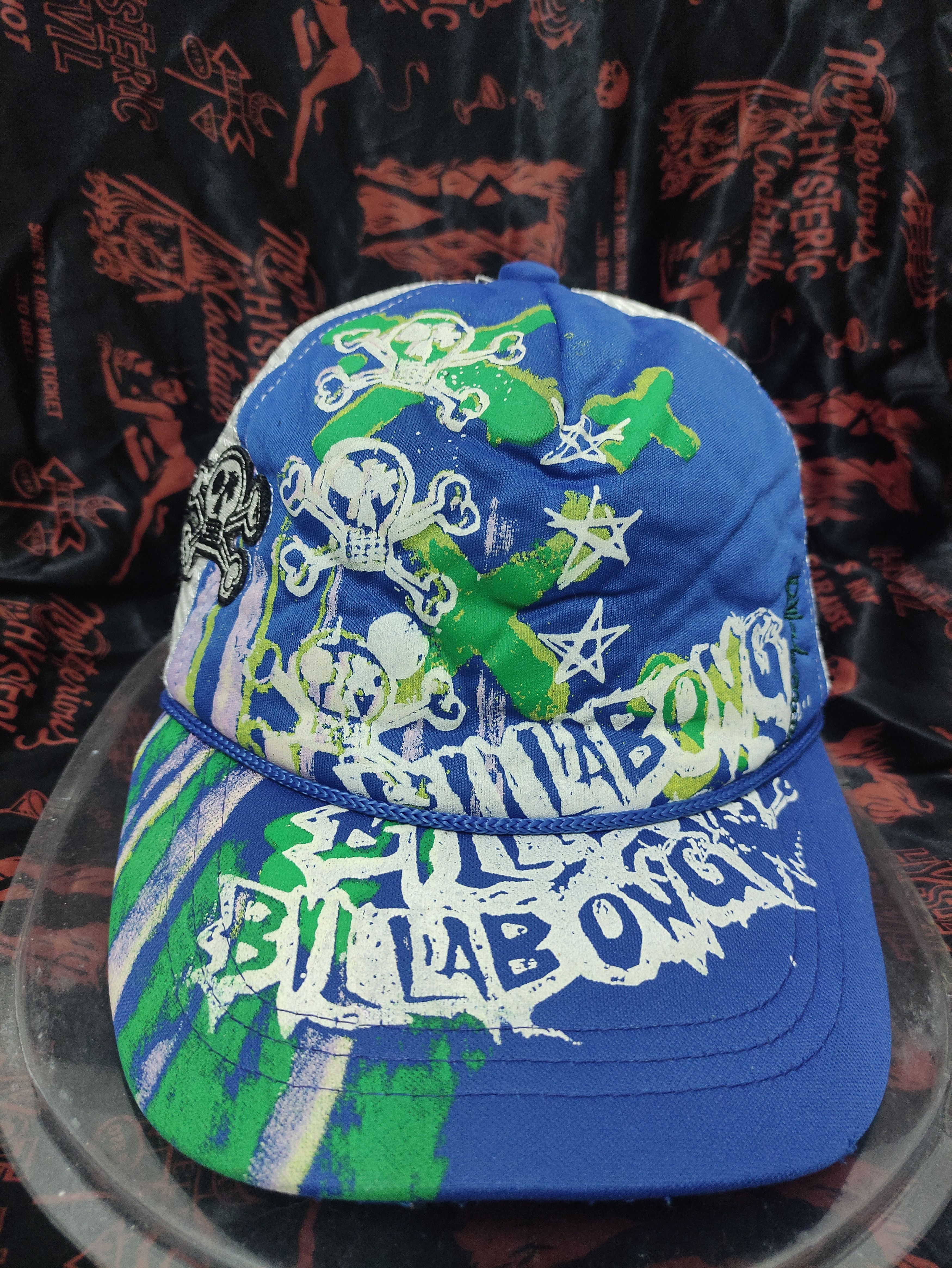 Billabong BILLABONG RARE SKULL DESIGN TRUCKER CAP Size ONE SIZE - 10 Thumbnail