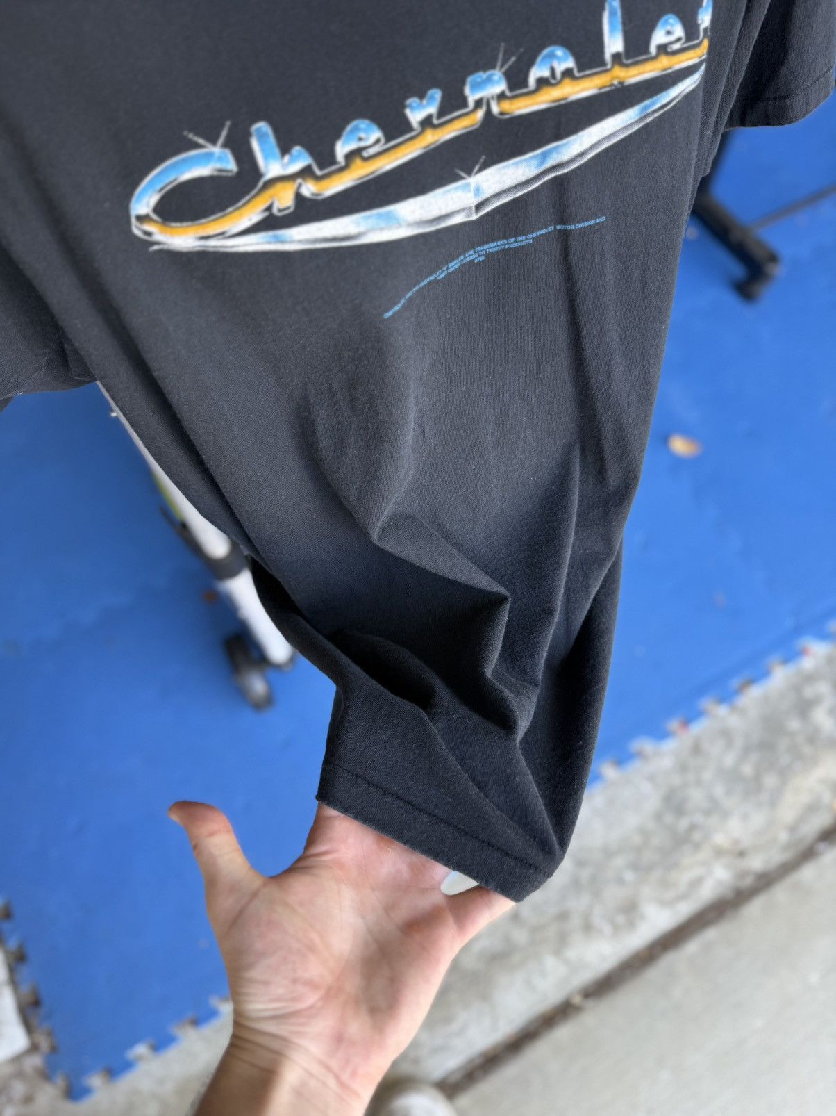 Chevrolet × Vintage Vintage Chevrolet Single Stitch Shirt Size US L / EU 52-54 / 3 - 4 Thumbnail