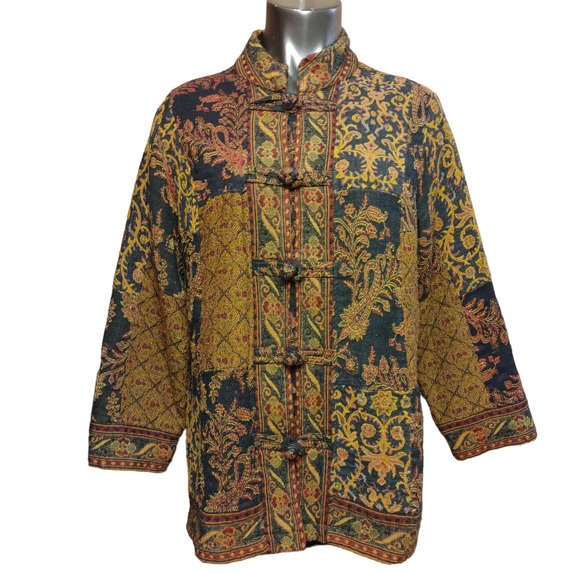 Other White Stag Women's Patchwork Tapestry Pattern Coat XL Size XL / US 12-14 / IT 48-50 - 1 Thumbnail