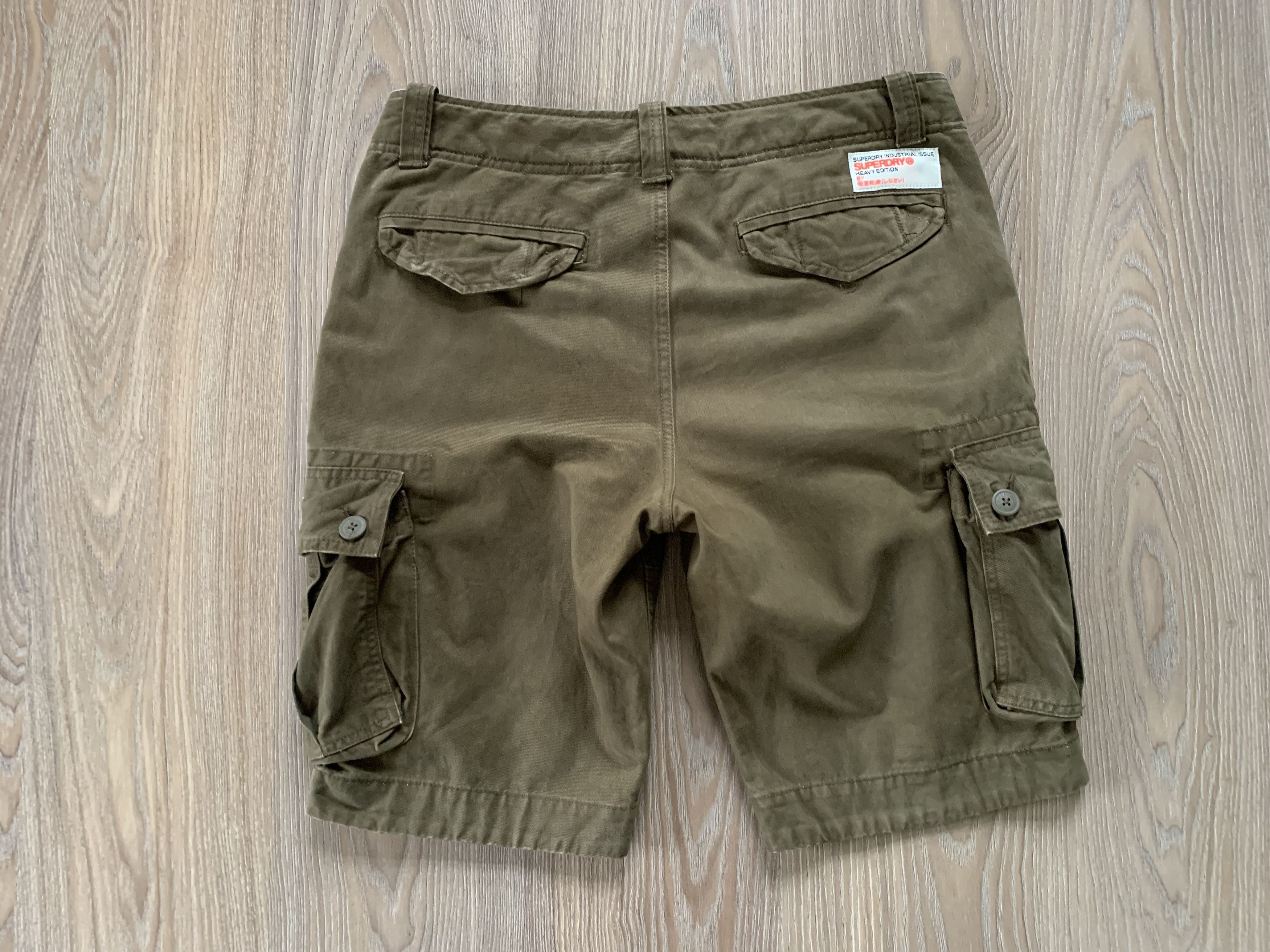 Japanese Brand × Superdry Superdry Khaki Cargo Shorts Multi Pocket Size US 34 / EU 50 - 3 Thumbnail