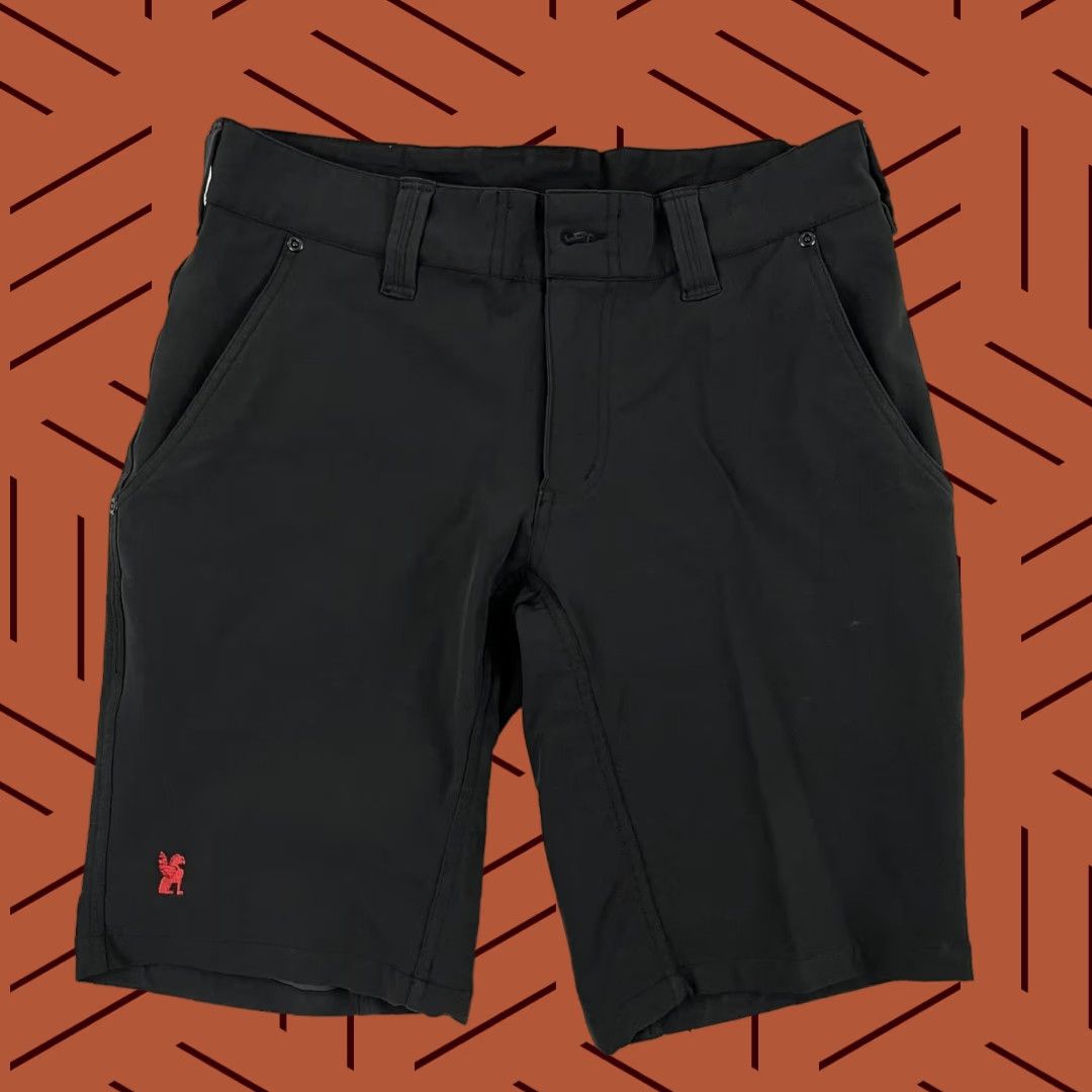 Vintage Chrome Industries Shorts Mens 31 Chrome Industries Shorts Urban Utility Chino Flat Front Black 31 Inseam 10" Regular Mens Size US 31 - 1 Thumbnail