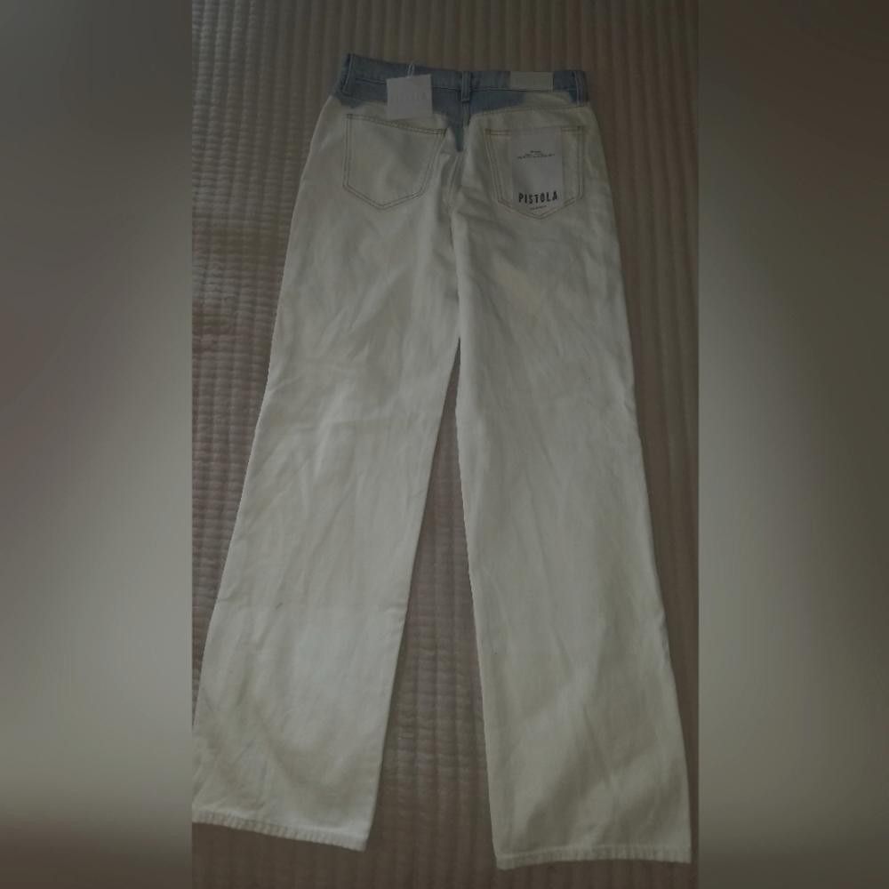 Designer NWT Pistola Bobbie Tidal Wave Jeans Size 26 Size 26" / US 2 / IT 38 - 3 Thumbnail