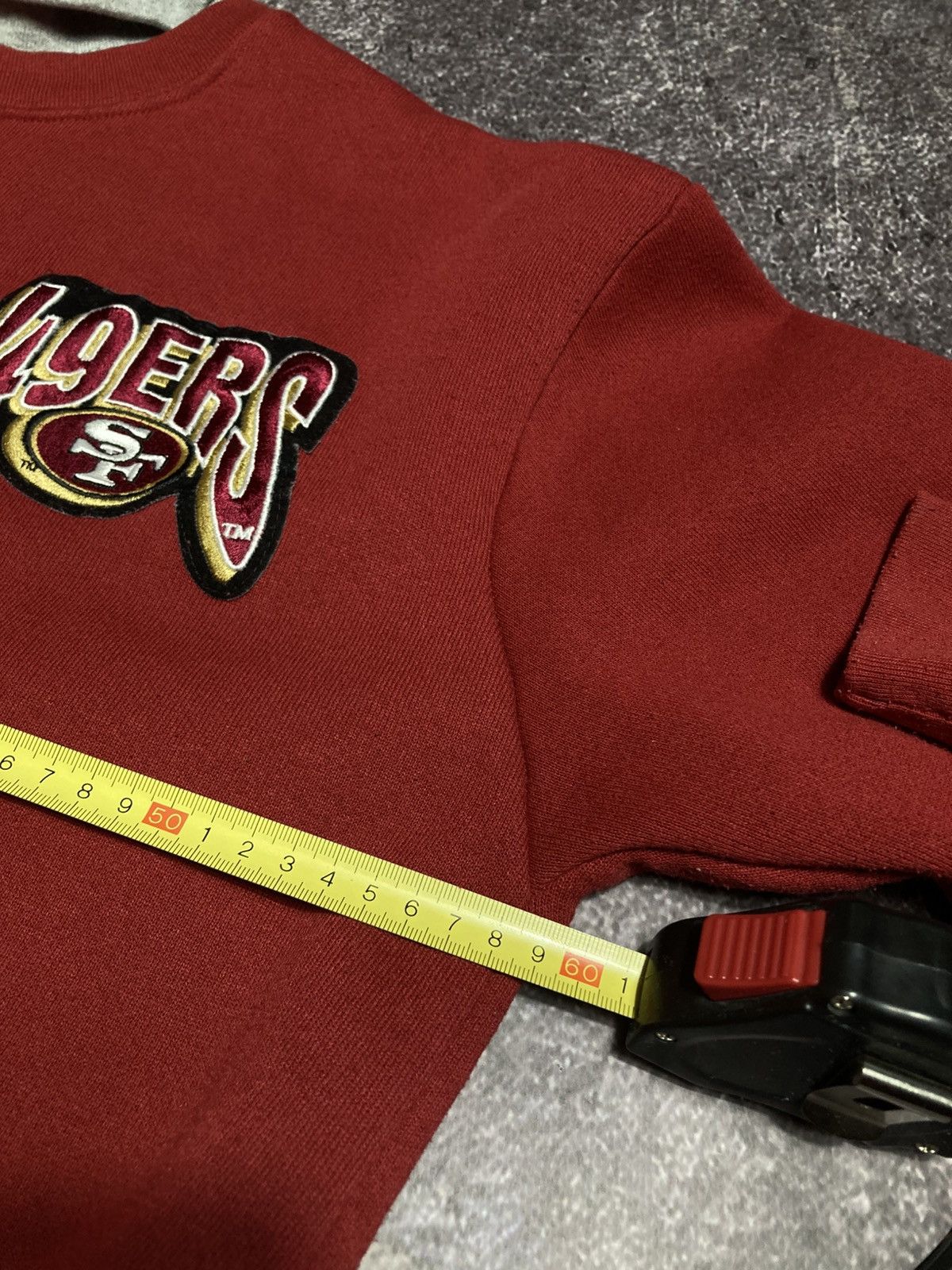 Majestic Vintage Majestic SF 49ers NFL Mock Pullover Sweatshirt USA Size US L / EU 52-54 / 3 - 6 Thumbnail