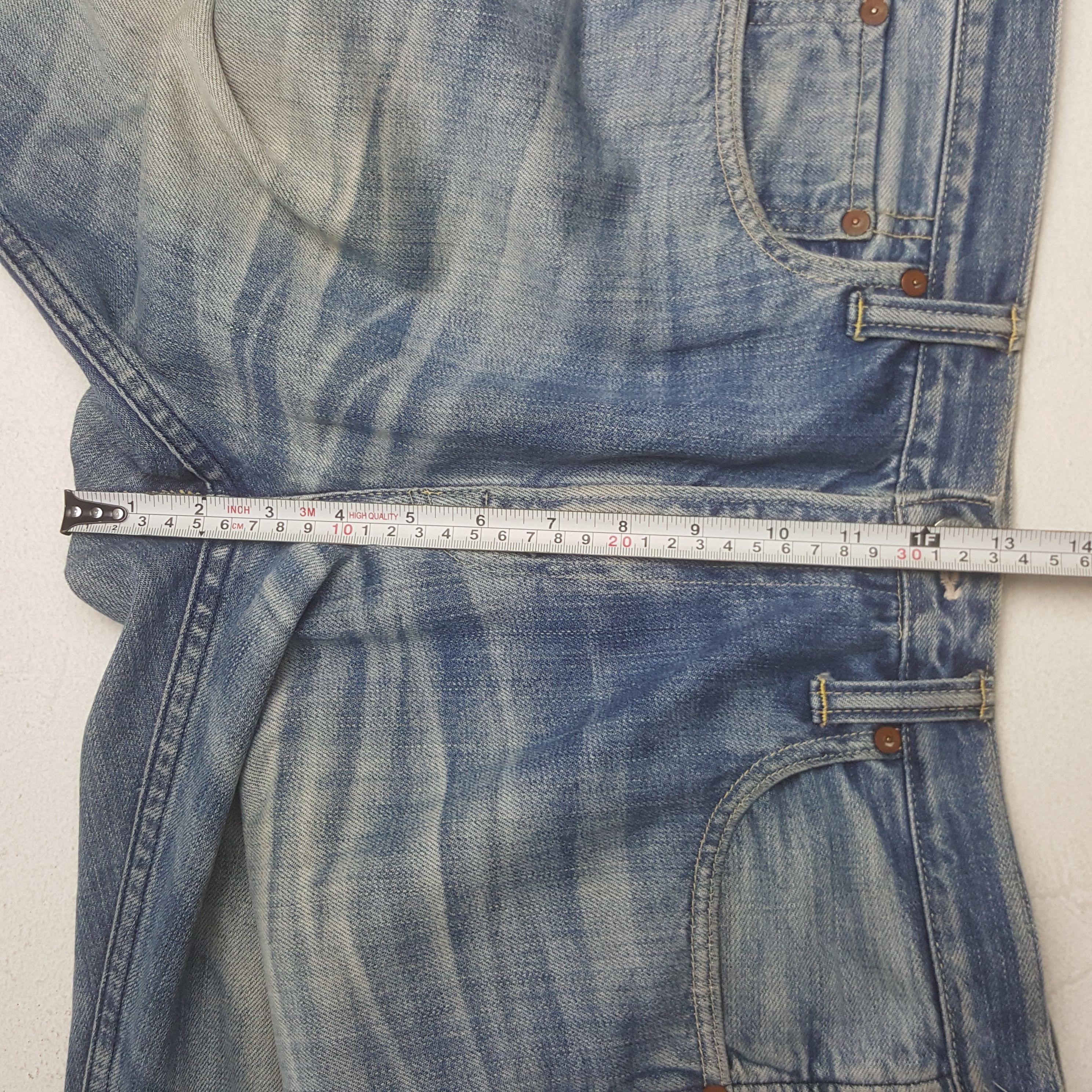 Evisu × Japanese Brand × Vintage Vintage Evisu Japanese Brand Daicock Custom Art Denim Size US 34 / EU 50 - 10 Thumbnail