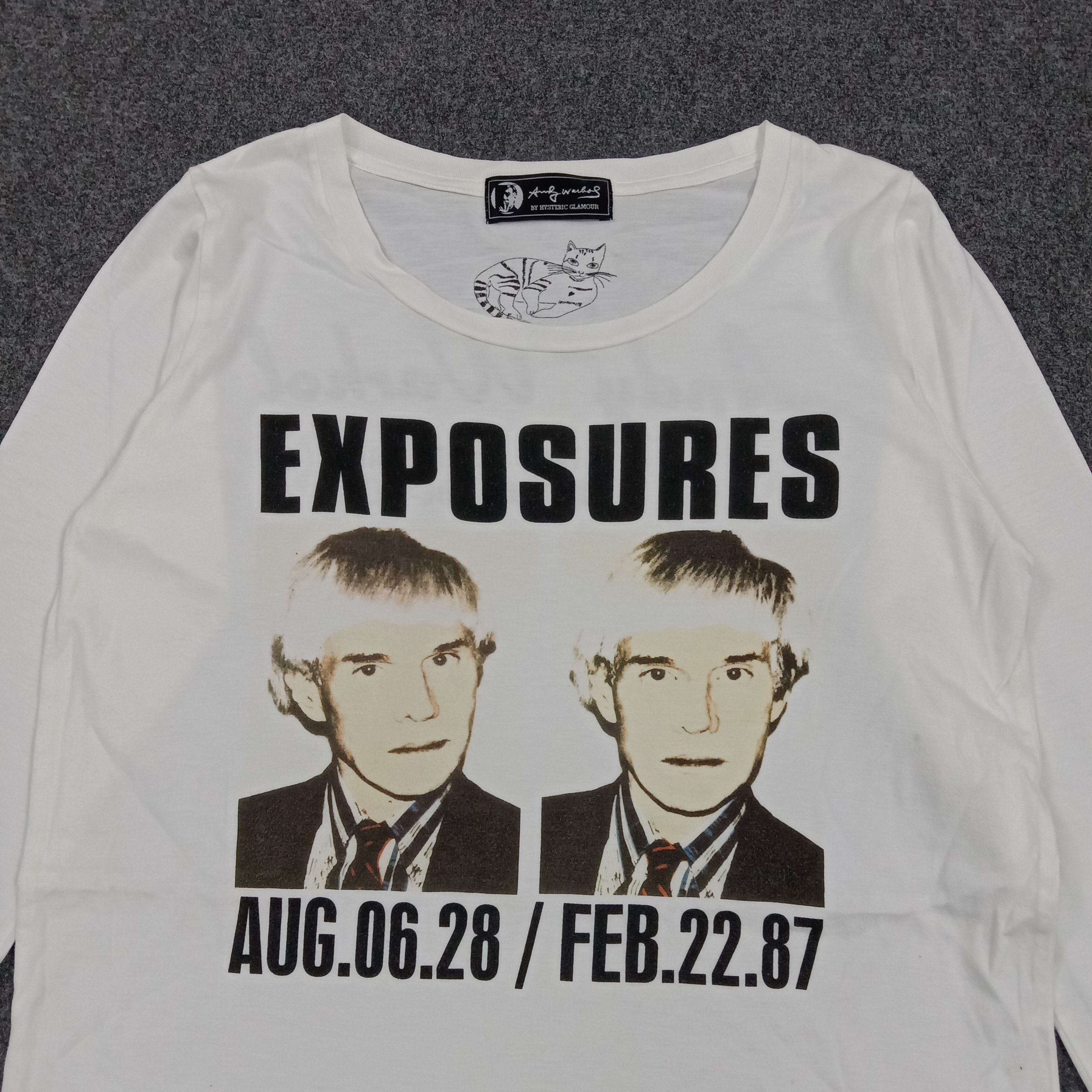 Andy Warhol × Hysteric Glamour Andy Warhol by Hysteric Glamour Exposures Art Tshirt C294N57 Size US S / EU 44-46 / 1 - 2 Thumbnail